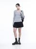 Chaenseseunoi Slim Fit V-Neck Ribbed Knit Sky/W251Tp04Sk