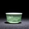 Ceramic Hand-Carved Lotus Dragon Teacup Jingdezhen Celadon Master Tea Cups 100ML