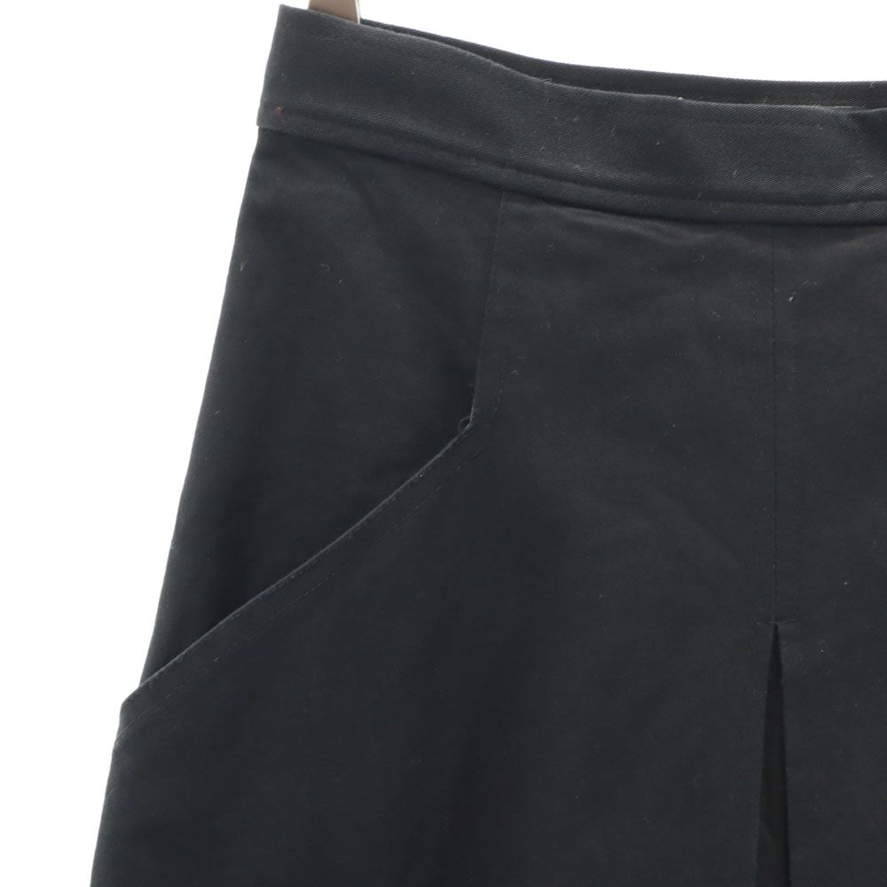 JIL SANDER made in Italy Mimole length stretch skirt 32 black NAVY Women Used