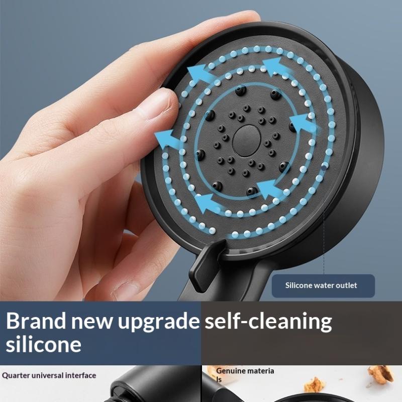 1Pcs 5 Modes Adjustable Filter Shower Head High Pressure Shower Head Bathroom Shower Head Accessories Sprayer