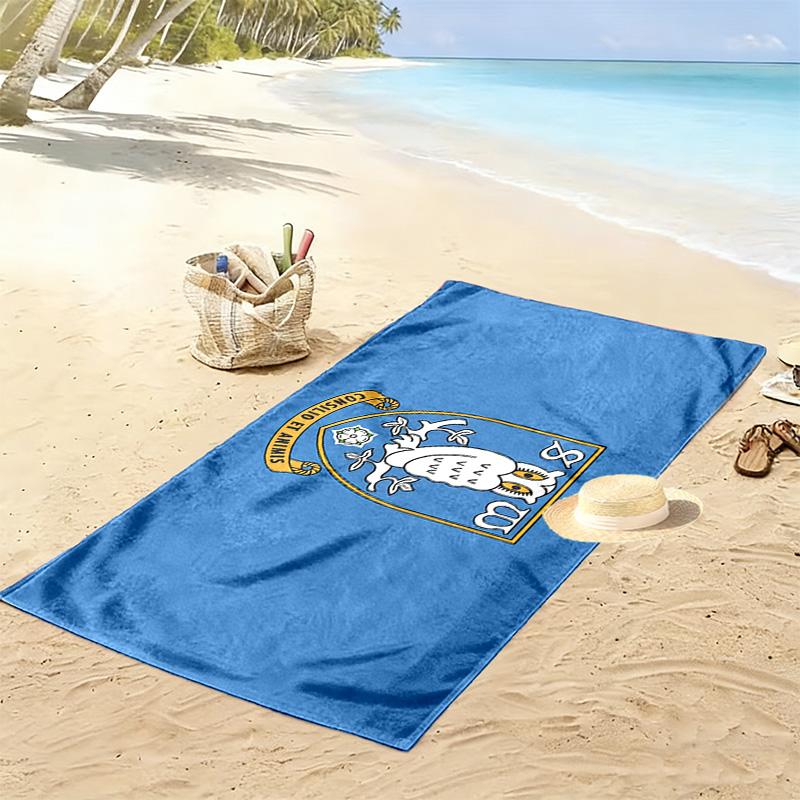 Asciugamano da Spiaggia con Stampa Sheffield Wednesday F.C, Asciugamano Grande Morbido ad Asciugatura Rapida per Spiaggia Campeggio Nuoto