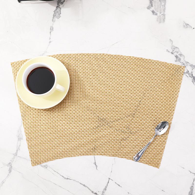 Набор из 12 секторных салфеток из ПВХ для обеденного стола — фото 7