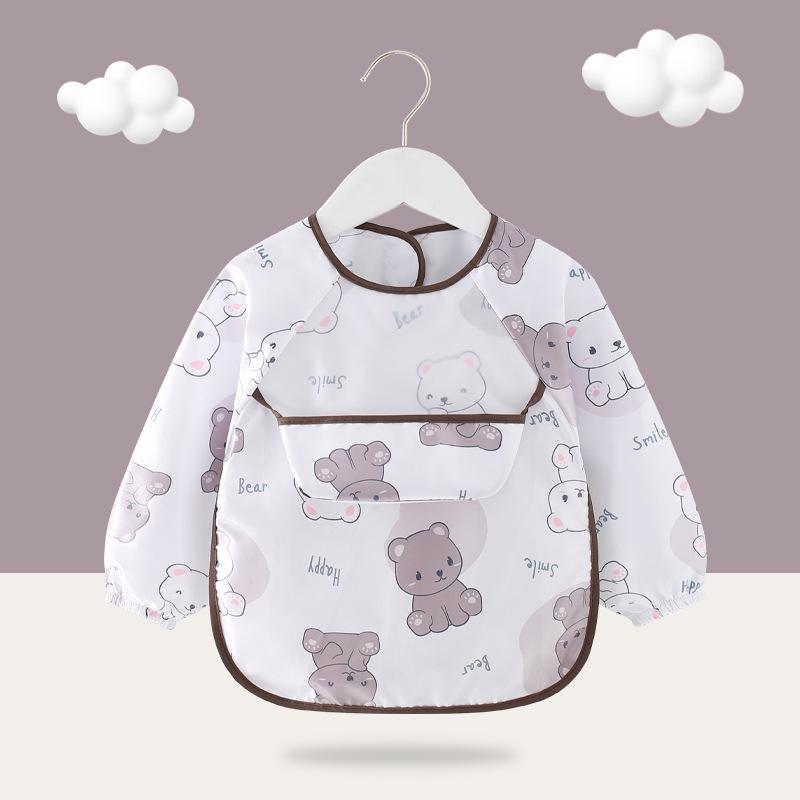 Waterproof Baby Smock Bib - Sleeveless Vest for Infants & Toddlers