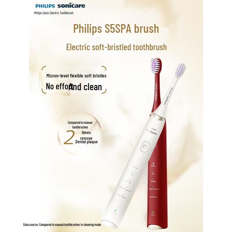 Philips S5 Sonic Electric Toothbrush CN plug (adapter included)