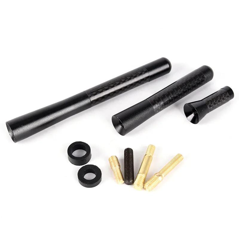 1 Set Universal Long Short Auto Roof Carbon Fiber Radio Aerial Accessories Enhanced Signal Tools Car Roof Antenna