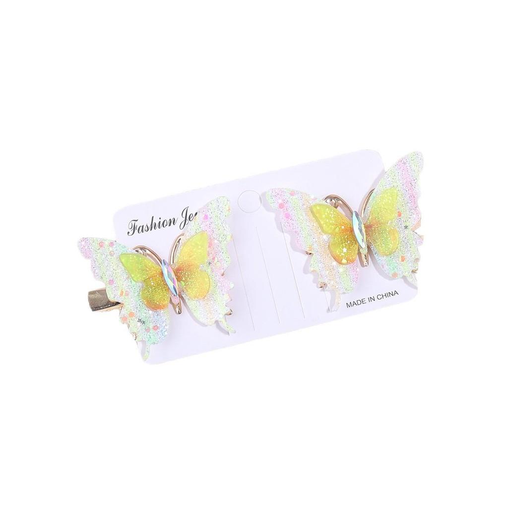 Butterfly Gauze Hair Clip for Women & Children - Simulated Side Clip Accessory