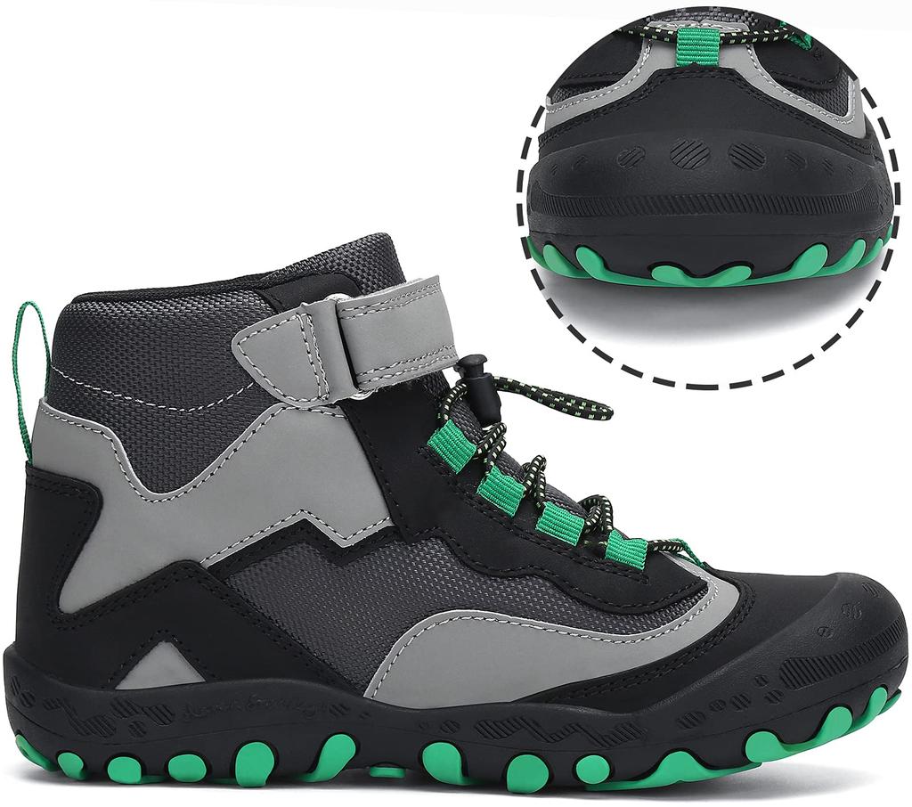 Mishansha and Easy To Walk Perfect for Outdoor and Perfect for Boys and Size Kids' High-Top Sneakers, Waterproof, Non-Slip, Breathable, Lightweight,