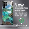 Fashion N-nasH Fishing Brand  Phone Case For Samsung S26 S25 S24 S23 S22 S21 Plus Ultra Note20 Glass Magnetic Case