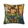 Trendy Living Room Beavis and Butthead Decor Pillowcase Accessories  Pillow Covers Zipper Multi Size