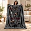 Dead by Daylight Custom Name Fleece Blanket Personalized Soft Cozy Throw Blanket Customized Gift for Birthday Christmas