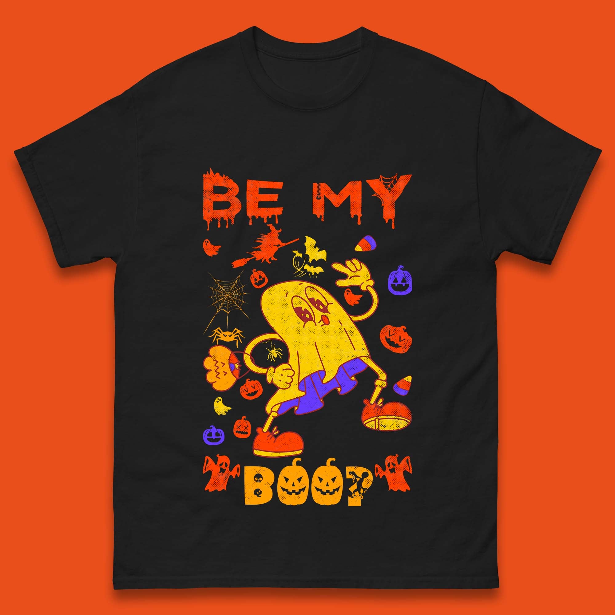 Bee My Boo Happy Halloween Boo Ghost Matching Costume Horror Scary Mens Tee Top L