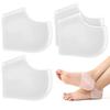 2pair Silicone Socks, Full Foot Silicone Protective Cover Heel Dry Crack Protective Cover Anti-cracking Socks Case - Chuan