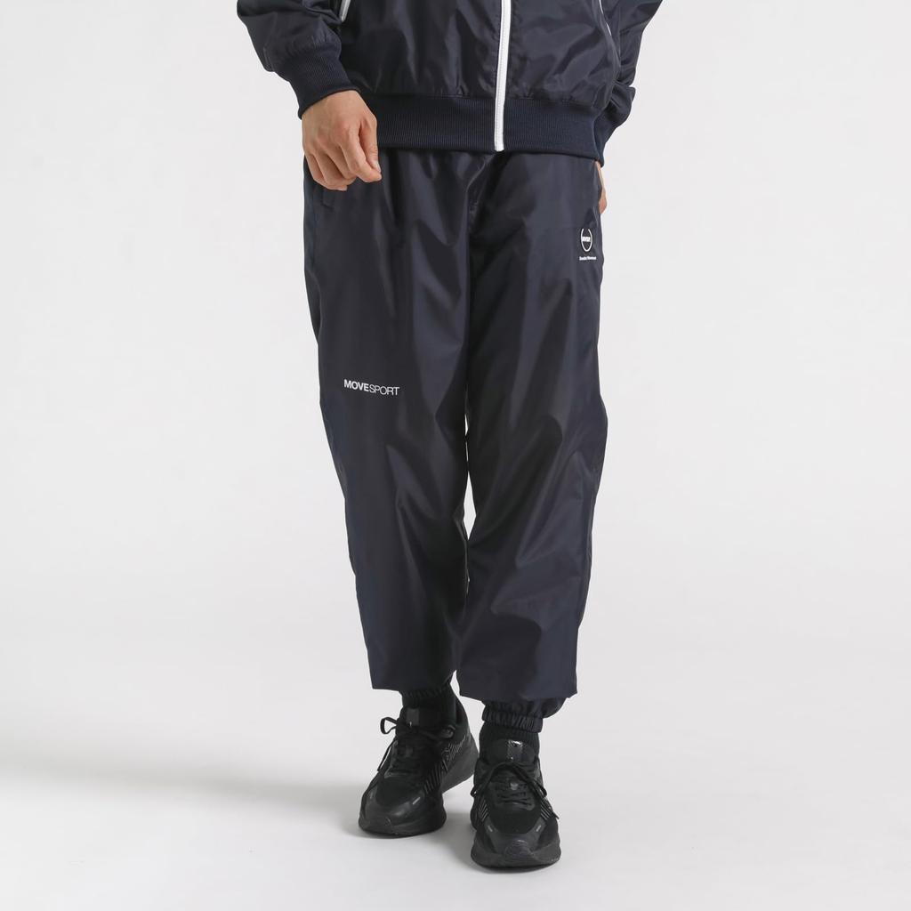 Long Pants Descente Lined Mesh Windbreaker Jogger Pants Windproof Water Repellent Training Running NV O [Move Sports]