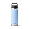 YETI Rambler 26oz Leakproof Vacuum Insulated Stainless Steel Bottle with Chug Big Sky Blue Cap,