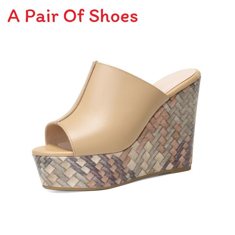 Summer Womens Platform Flip Flops With Pu Material And Rubber Sole For Casual Wear