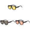 Fashion Men Square Sunglasses With Uv400 Protection For Outdoor Travel And Parties