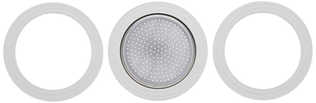 Bialetti Replacement Gaskets and Filter for 1 Cup Moka Break Dama Mini Express Espresso Makers / / / (1-CUP Size)