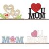 Mother'S Day Wooden Centerpieces,Mother'S Day Wooden Table Signs Mom Centerpiece Table Decorations,Rustic Wood Mom Signs