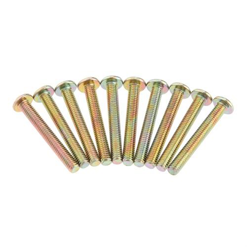 DRELD 10Pcs M4 Screws Handle Screws Furniture Fastener Bolt Hardware M4 * 25mm/30mm/35mm/40mm/45mm Length
