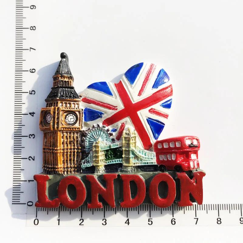 

Britain Fridge Magnets London Tourist Souvenirs England Fridge Stickers Home Decor Wedding Gifts Photo Wall Magnetic Stickers