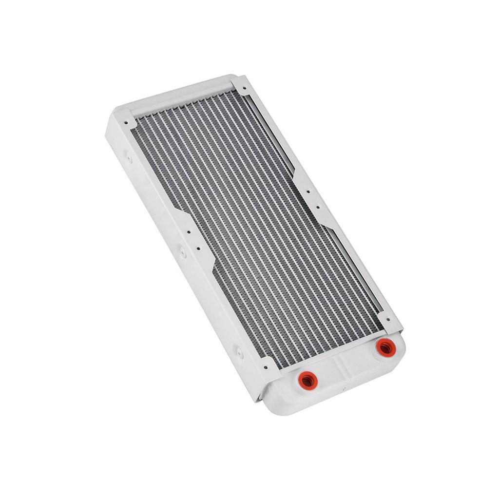 Aluminum Radiator Heat Sink Computer Water Cooling Liquid Heat Exchanger White