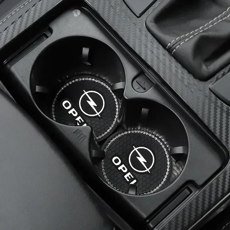 Czsvdy1 Czprfz1 Car Diamond Coaster Water Cup Mat Interior Decoration For Opel Insignia Astra H G J Antara Vectra Vivaro Corsa C D Zafira B