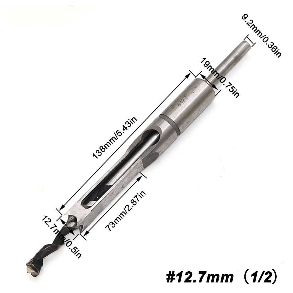 

1 шт. 6-16 мм HSS сверло с квадратным отверстием Сверла для деревообработки Шнек Долбежное долото Набор сверл Сделай сам Мебель Квадратное сверло для деревообработки 12.7mm（1/2）