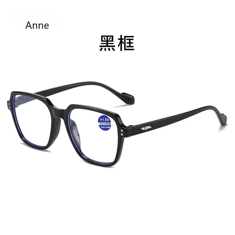 

Модные очки для чтения с большой оправой, защищающие от синего света, с пружинными дужками, женские, мужские, унисекс, диоптрии +1.0 +1.5 +2.0 +2.5 +3.0 +3.5 +4.0 4