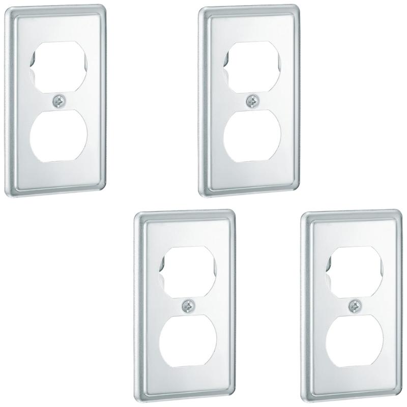 

4Pcs Electrical Outlet Cover Plates Switches Outlet Covers Receptacle Outlet Faceplate Electric Socket Plug Covers 1
