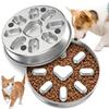 Stainless Steel Slow Feeder Dog Bowls Pet Anti Choking Spine Protection Double Sided Use Anti Overturning Cat Bowl