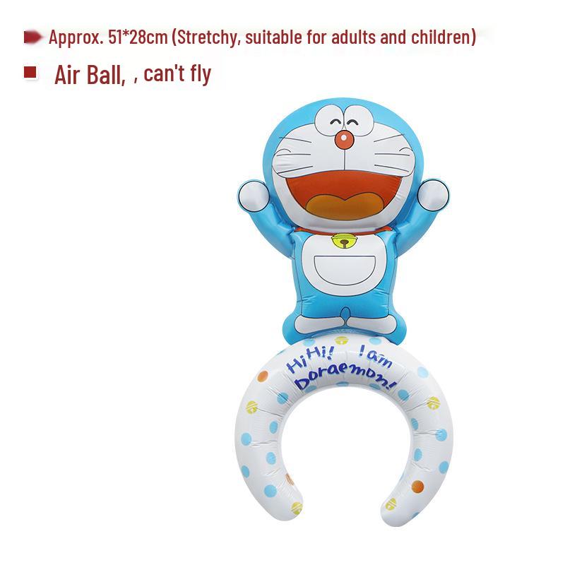 

Doraemon Cartoon Aluminum Foil Balloon – Blue Fat Man Party Decoration