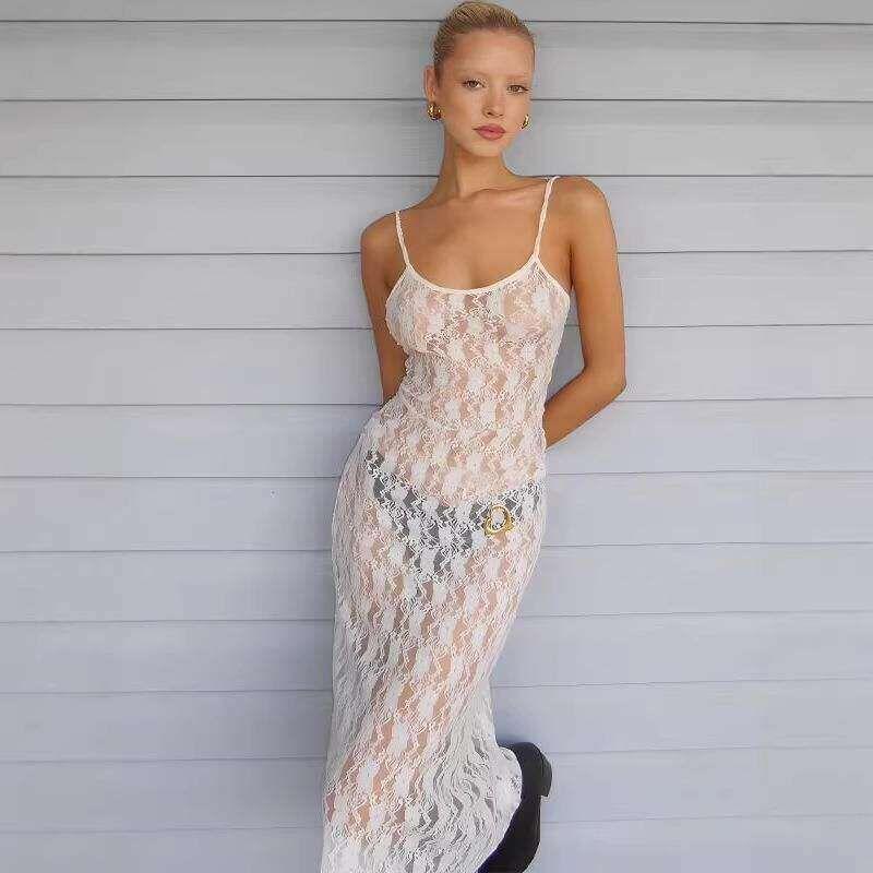 Sheer Lace Pure and Sexy Lingerie Sexy Lace Dress Set