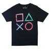 Sony PlayStation Grafické Tričko Malé Černé Pop-Kultura Unisex Kulatý Výstřih