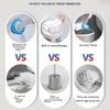 Toilet Brush and Bracket Set, Disposable Cleaning Brush Head, Wall Mounted Toilet Brush Set, with Fragrance, Bathroom Cleaning Tools