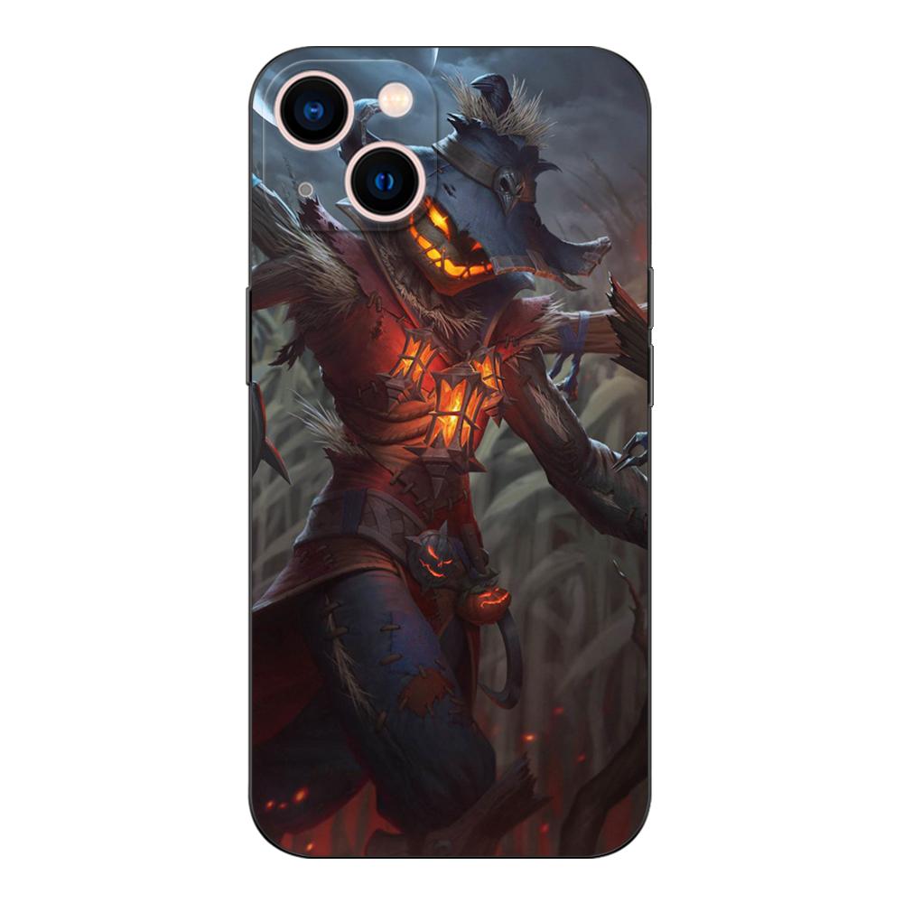 Black Tpu Case for Iphone 5 5s Se 2020 6 6s 7 8 Plus X 10 XR XS 11 12 13 Mini Pro MAX Back Cover SMITES GameS