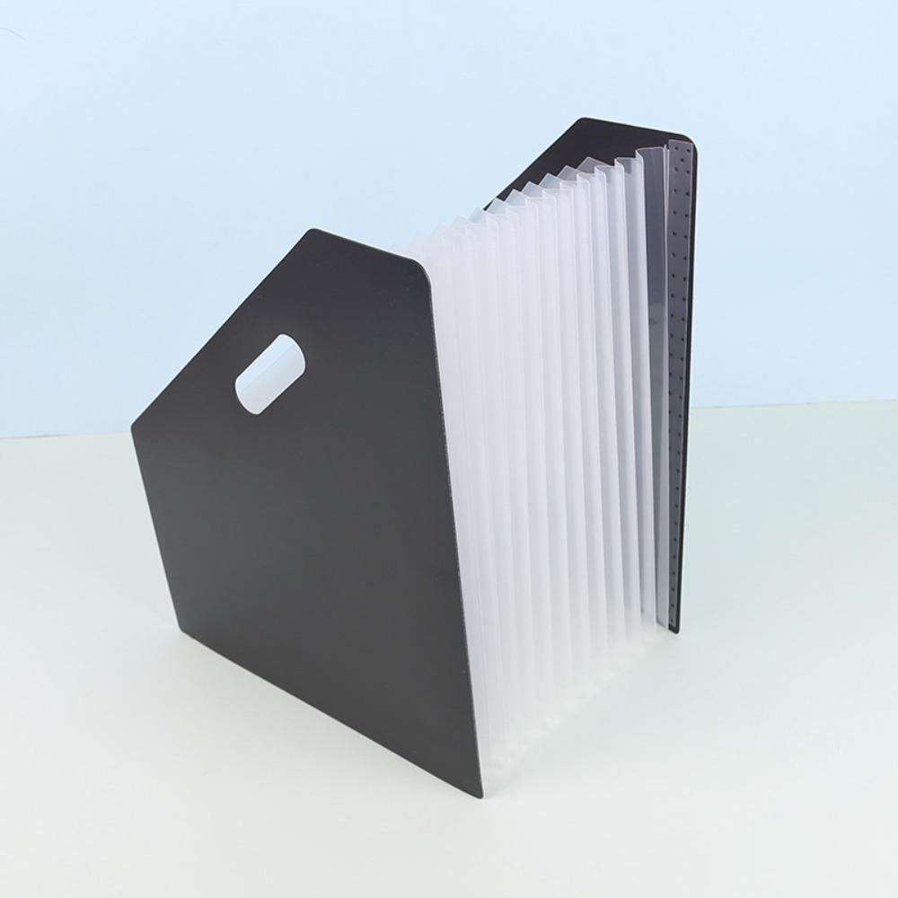 Stand Up 13 Pockets File Folder Diagonal Mouth Rainbow Color Document Holder  Office