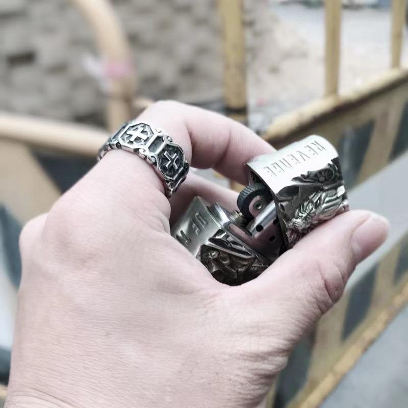 Xiaomi 925 Sterling Silver Finger Rings for Women Vintage Cross Couple Minimalist Ring Party Jewelry Gift Prevent Allergy