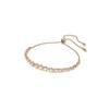 Swarovski [authentic Product Shopping Bag Included] Pink Rose Gold Bracelet 5663