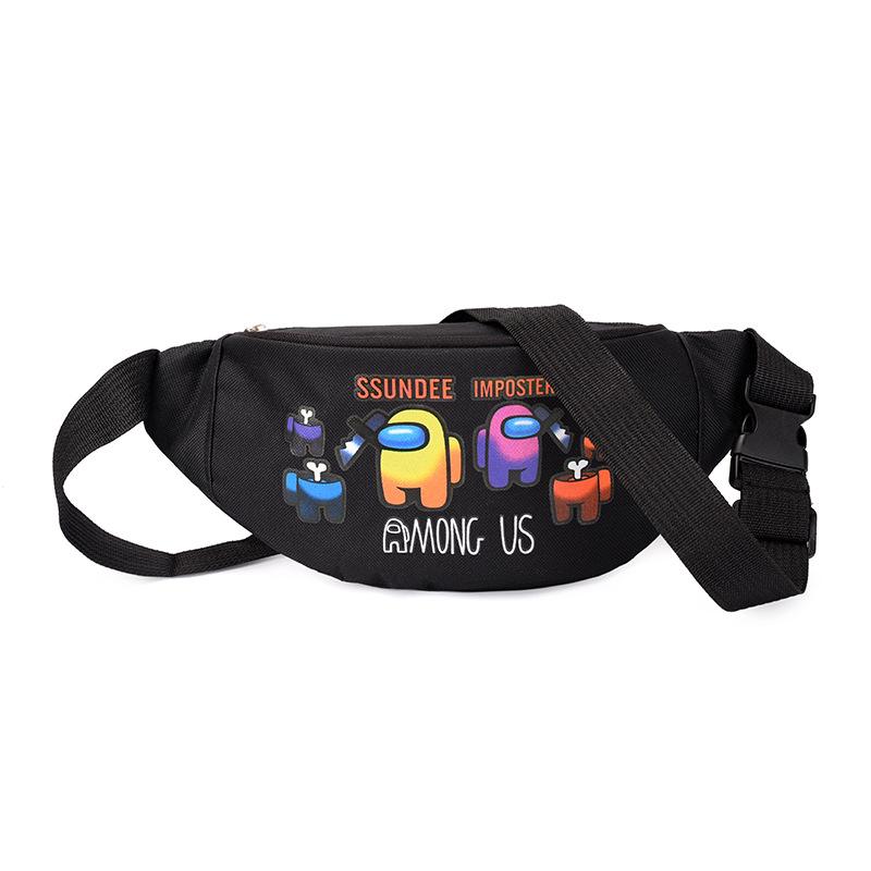 Cartoon Cute Children's Fanny Pack, Male and Female Babies, Fashionable One-shoulder Messenger Bag, Trendy Children's Robot Children's Breast Bag