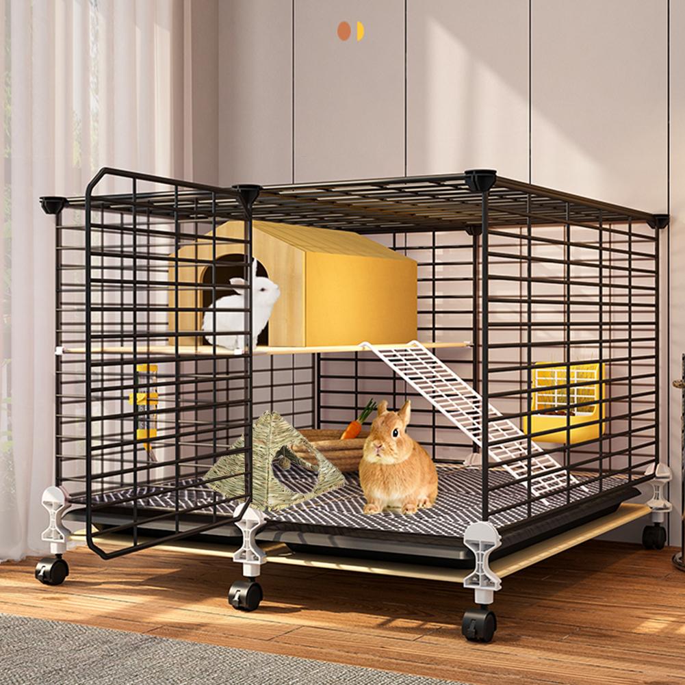 Rabbit Grass House Hand Woven Natural Grass Bedding Baby Rabbit Hideaway Hut