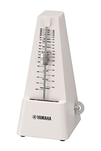

Yamaha MP-90IV Metronome Ivory Classic Triangular Pyramid Style Matte Finish for Fingerprint Resistance, Spring Drive