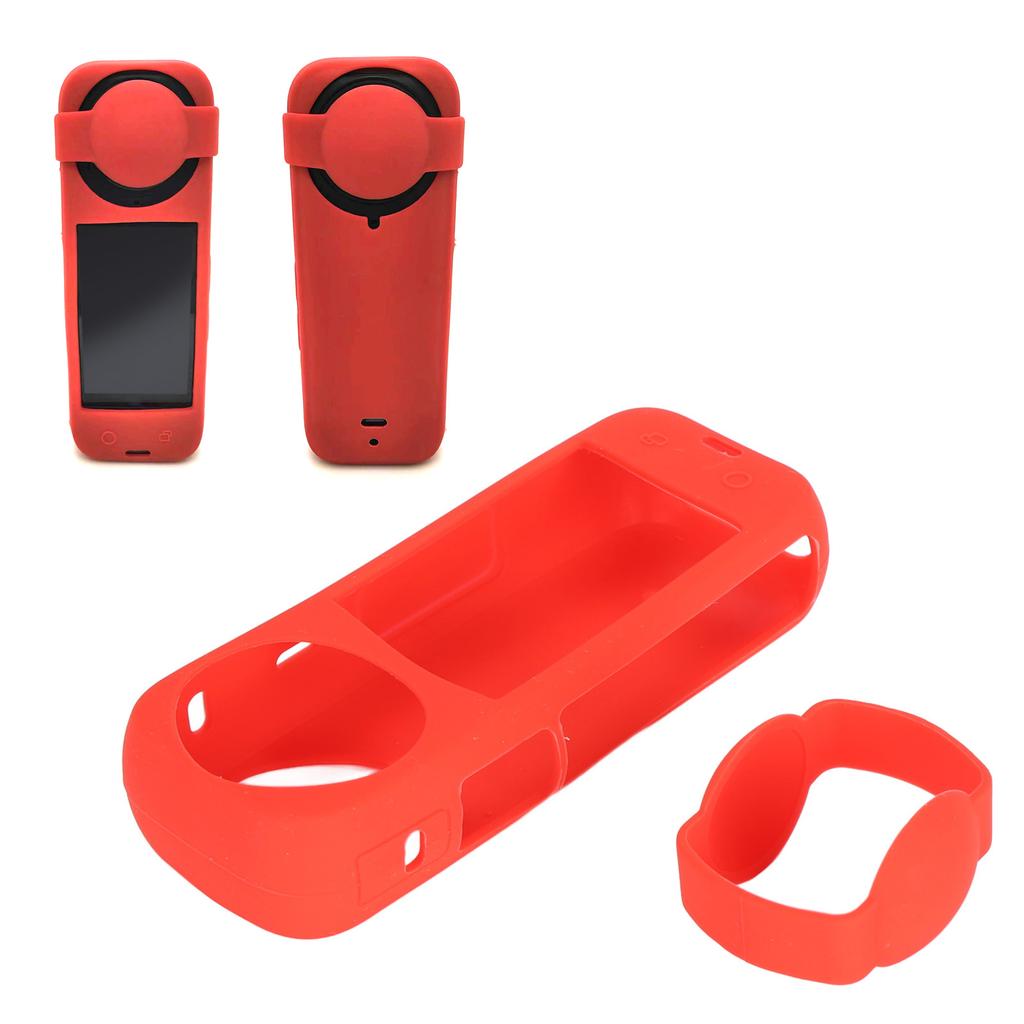 Action Camera Protective Case Silicone Shockproof Cover Panoramic Camera Protector for X4 Camera