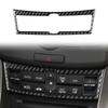 Car Interior Climate Control Panel Trim Cover For Infiniti Q50 Q60 For Acura For TSX 2009-14 Carbon Firber Interior Sticker
