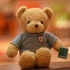 Cute Hug Bear Teddy Bear Doll Doll Sleeping with Clothes Bear Rag Doll Plush Toy Gift