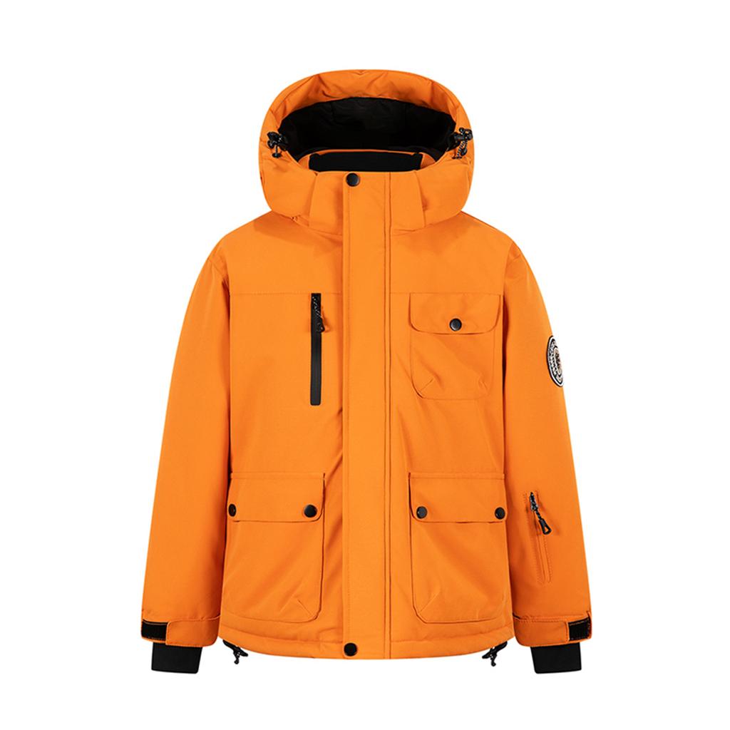 Children's Fashion Skiwear Set Boys' And Girls' Thickened Waterproof Warm Ski Suit Jacket And Trousers Outfit Set