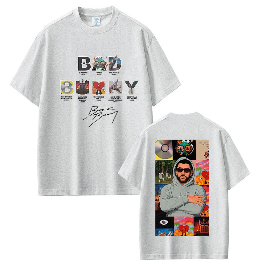 

Bud Bonney Album Cover Print Tshirt Unisex More Pictures Delicate Hip Hop Unisexs Tshirt Casual Comfortable Street Wear 4XL