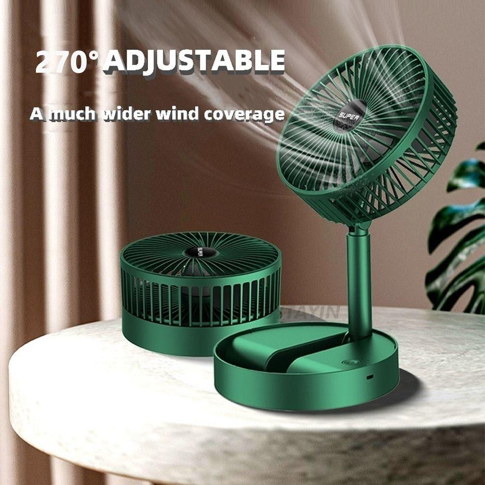 Silent 3 Gear Electric Fan Folding Summer Desktop Fan Foldable Telescopic Fan Mini Fan Ventilador