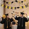 Gold Shining Graduation Party Banner Glitter Decor Graduation Hanging Banner  Photo Background