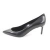 Pristine SAINT LAURENT PARIS pumps pointed toe stiletto heels black leather 37.5 Used