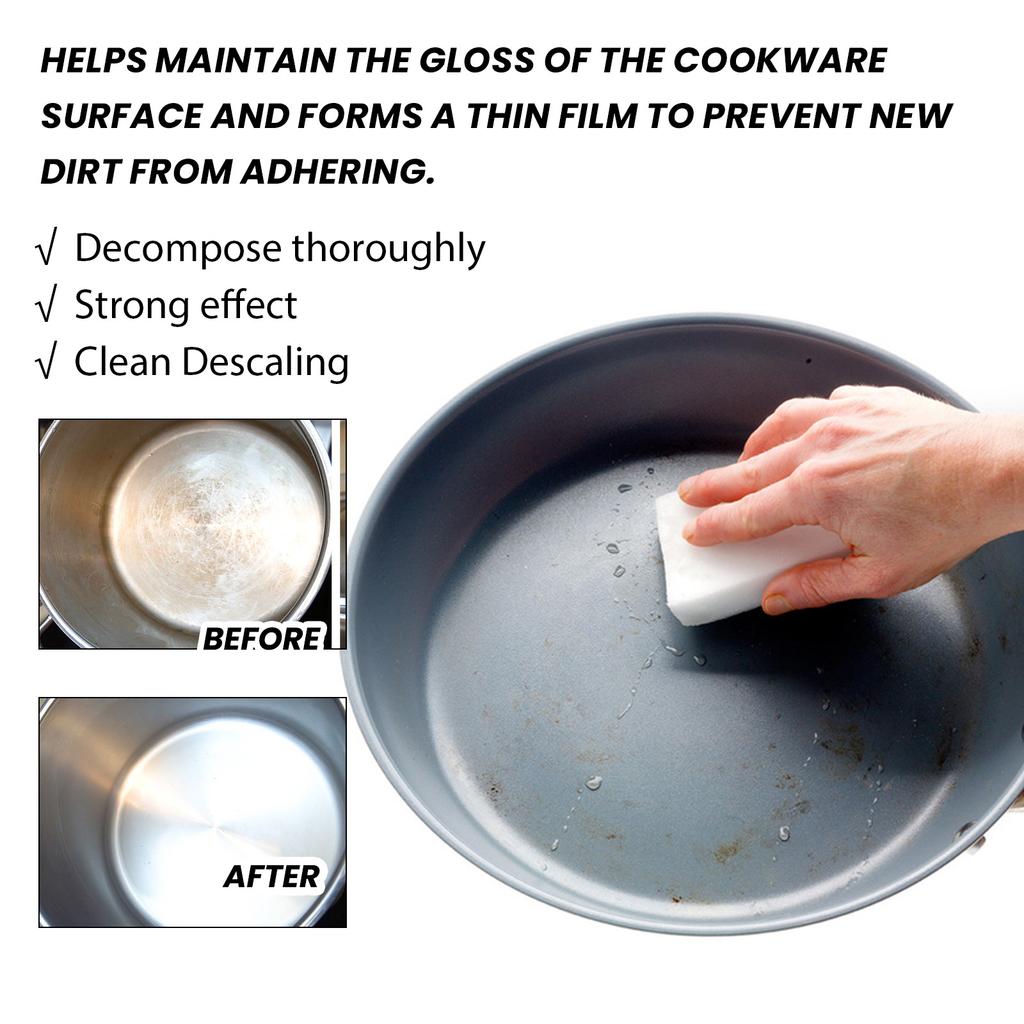 Hochleistungs-Fett- und Schmutzreiniger-Spray für Topf Pfanne Schwarzer Belag Backofen Ölfleck Küchengeschirr Dekontamination Kochfeldreiniger